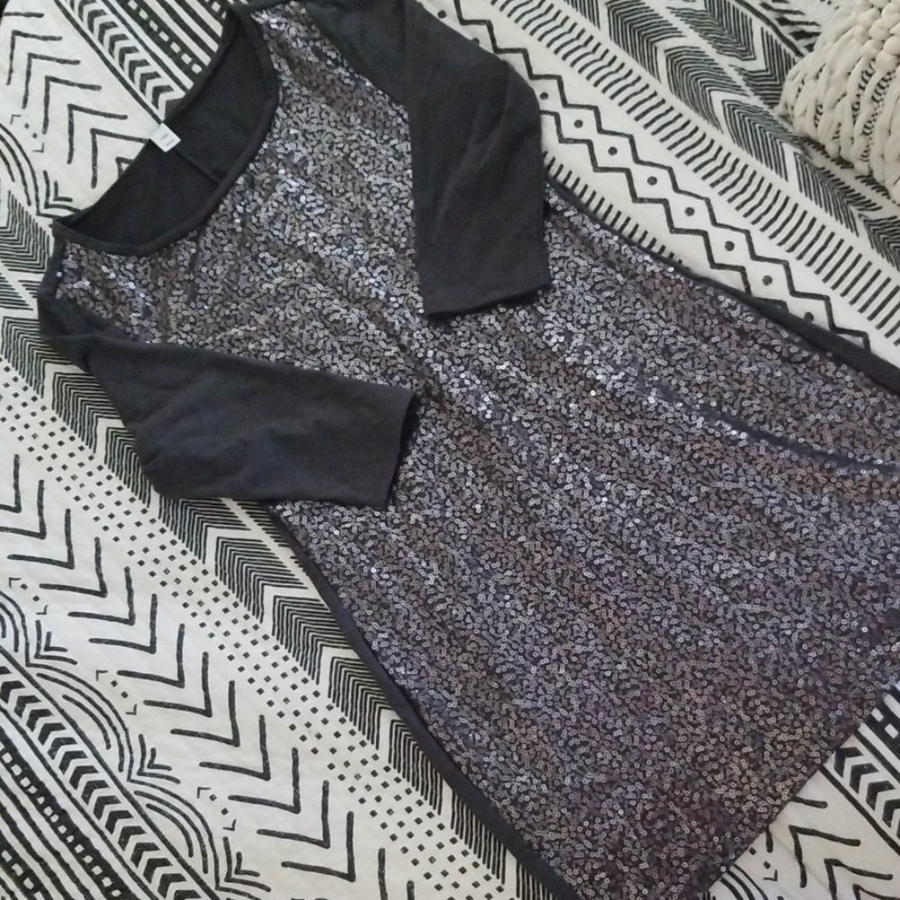 Sequin Front Dress